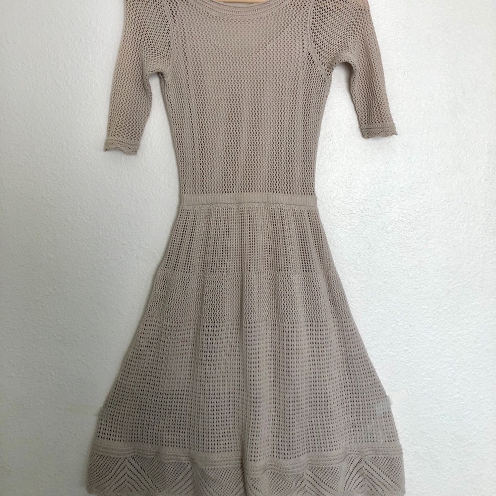 Express cotton open-back dress